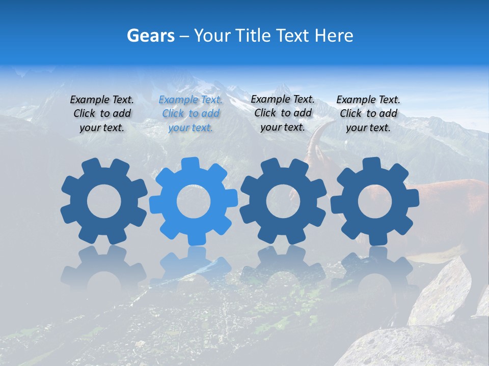 Wild Animal Caprin Bovidae PowerPoint Template