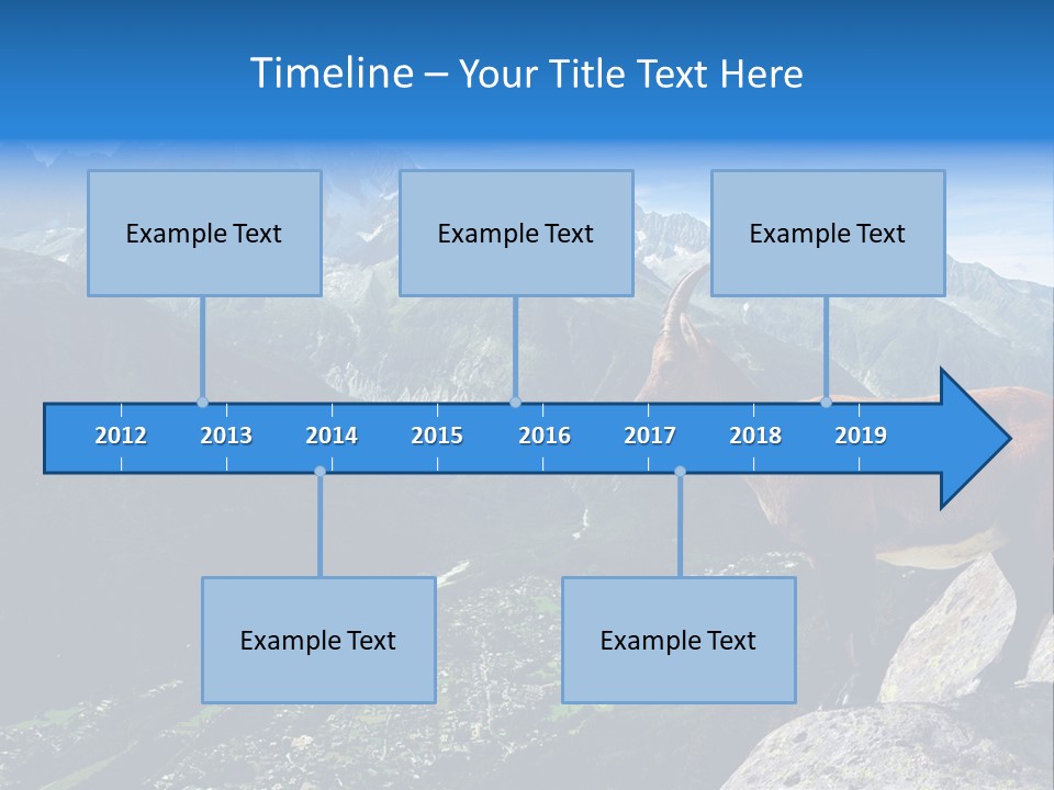 Wild Animal Caprin Bovidae PowerPoint Template
