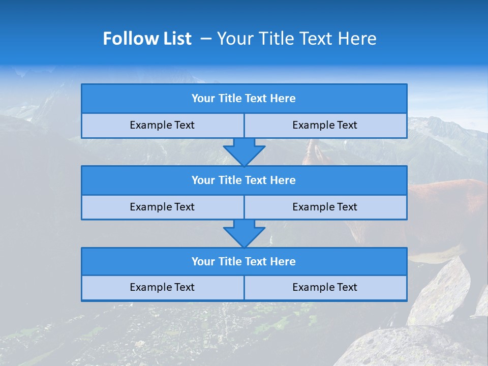Wild Animal Caprin Bovidae PowerPoint Template