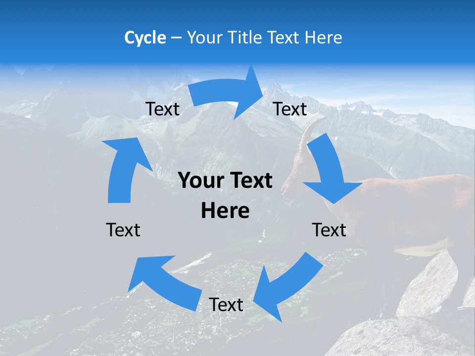 Wild Animal Caprin Bovidae PowerPoint Template