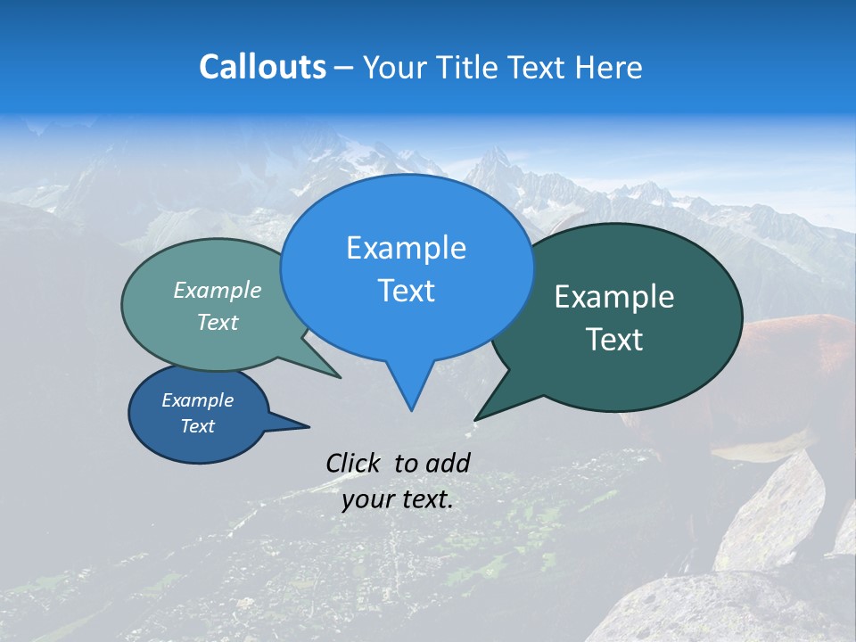 Wild Animal Caprin Bovidae PowerPoint Template