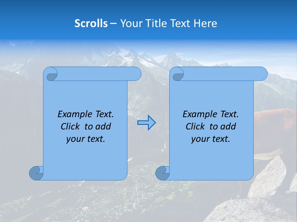 Wild Animal Caprin Bovidae PowerPoint Template