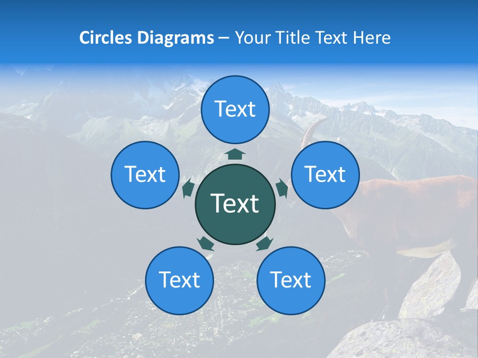 Wild Animal Caprin Bovidae PowerPoint Template