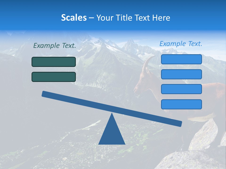 Wild Animal Caprin Bovidae PowerPoint Template