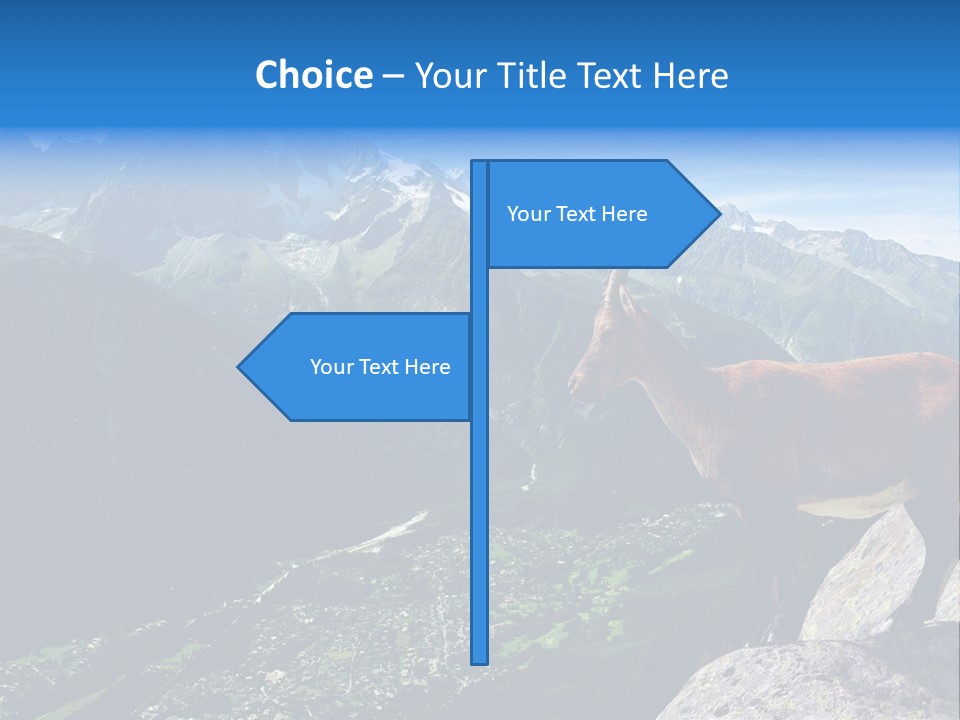 Wild Animal Caprin Bovidae PowerPoint Template