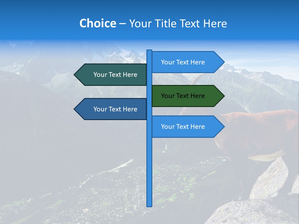 Wild Animal Caprin Bovidae PowerPoint Template