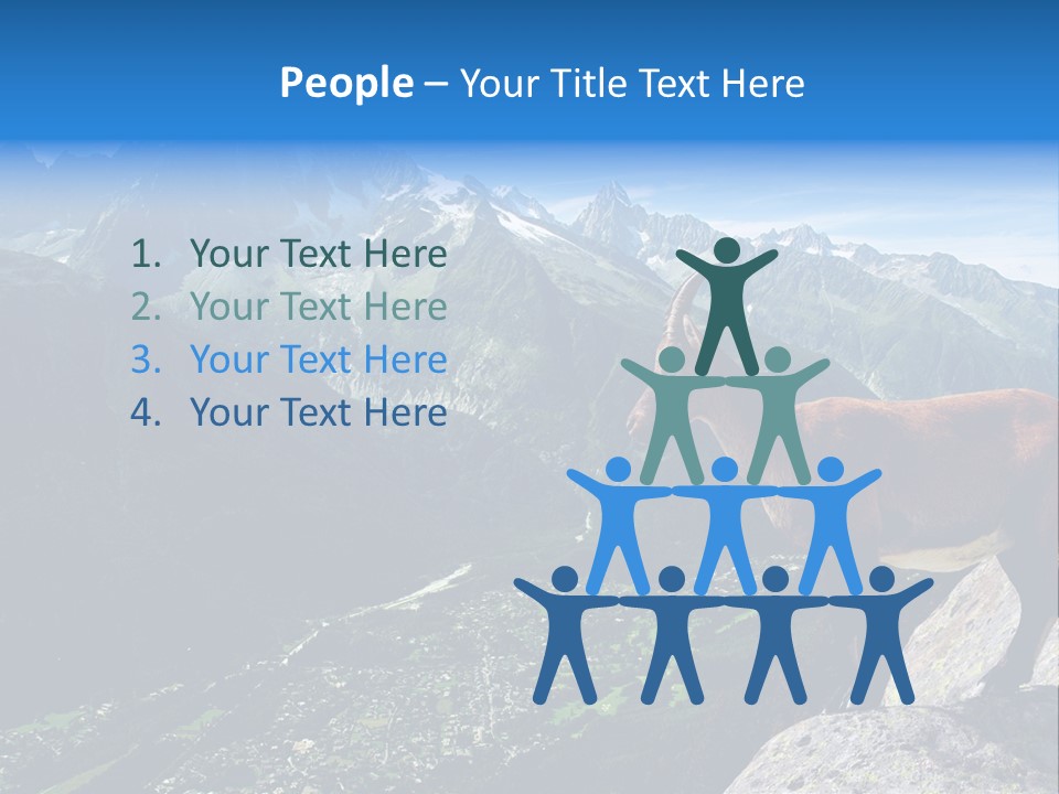 Wild Animal Caprin Bovidae PowerPoint Template