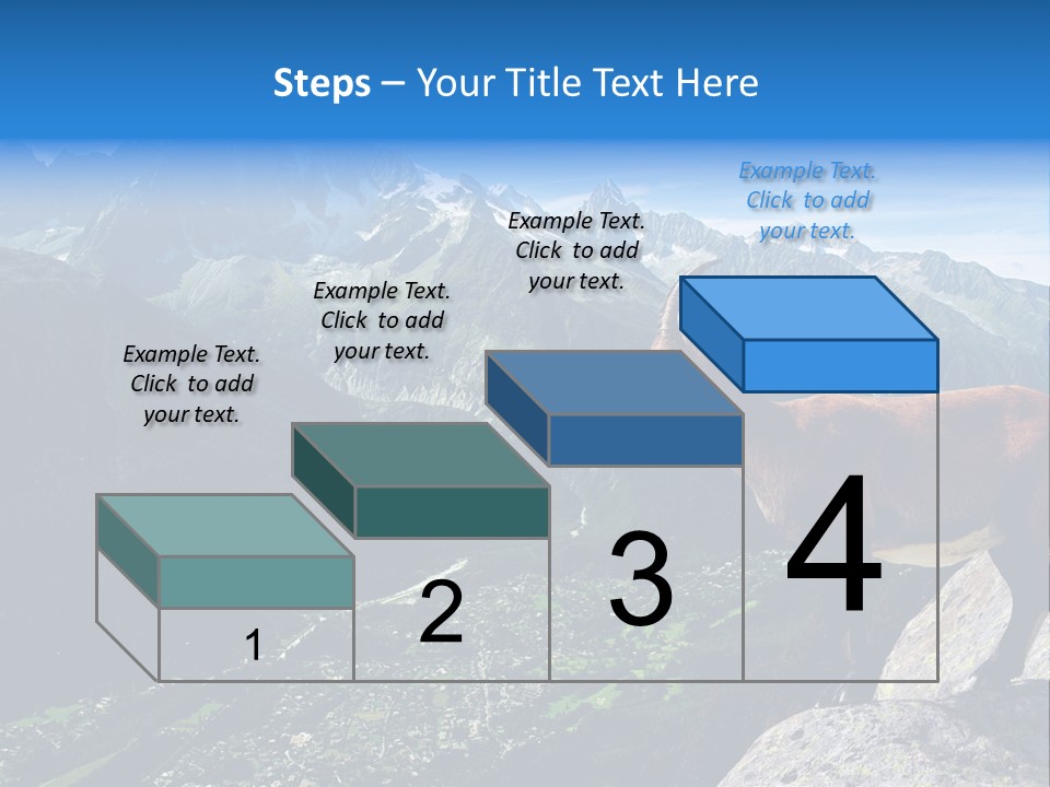 Wild Animal Caprin Bovidae PowerPoint Template