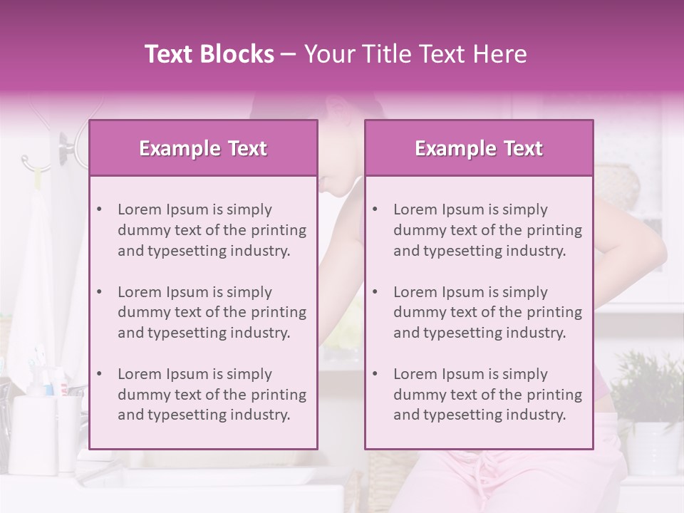Toxicosis Working Healthy PowerPoint Template