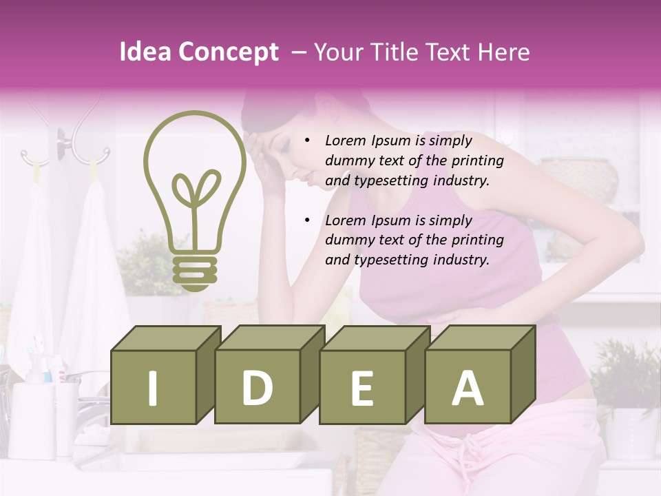 Toxicosis Working Healthy PowerPoint Template