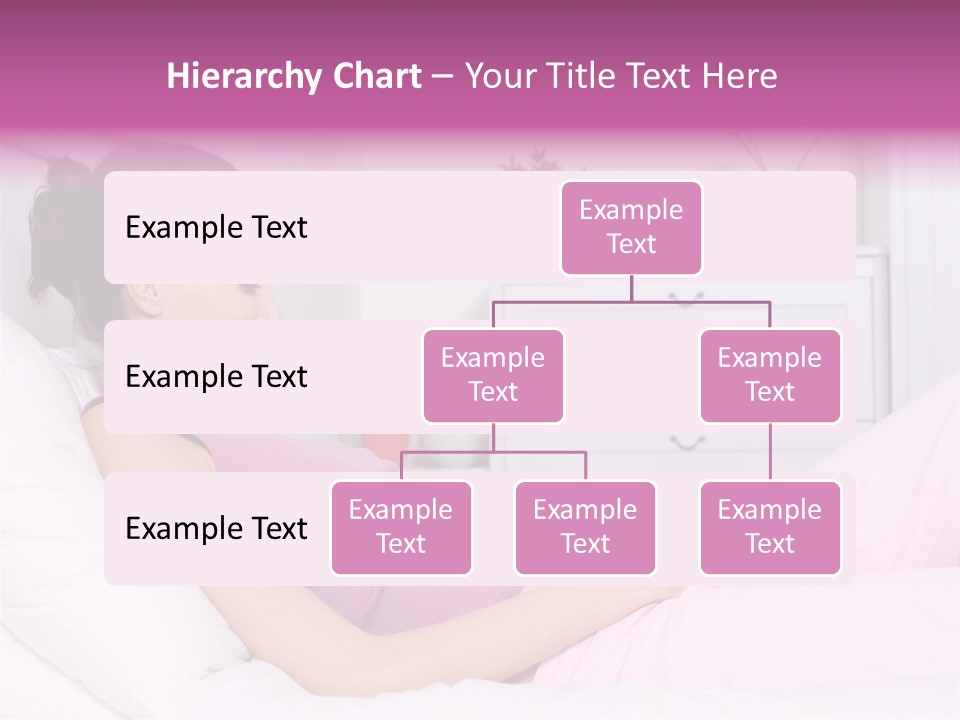 One Caucasian Cute PowerPoint Template