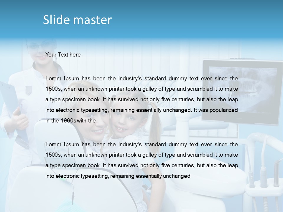 Stomatology Doctor Three PowerPoint Template