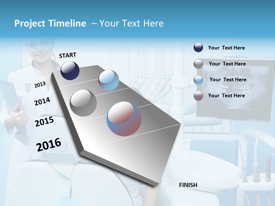 Stomatology Doctor Three PowerPoint Template