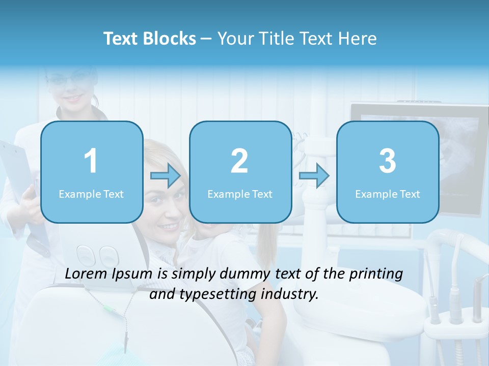 Stomatology Doctor Three PowerPoint Template