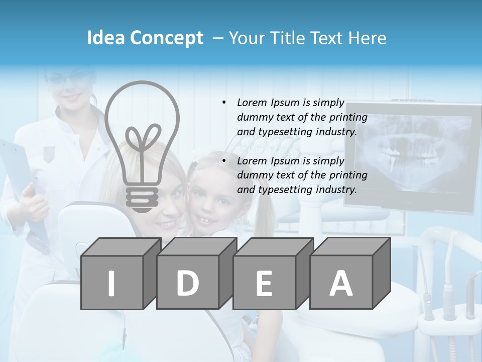 Stomatology Doctor Three PowerPoint Template