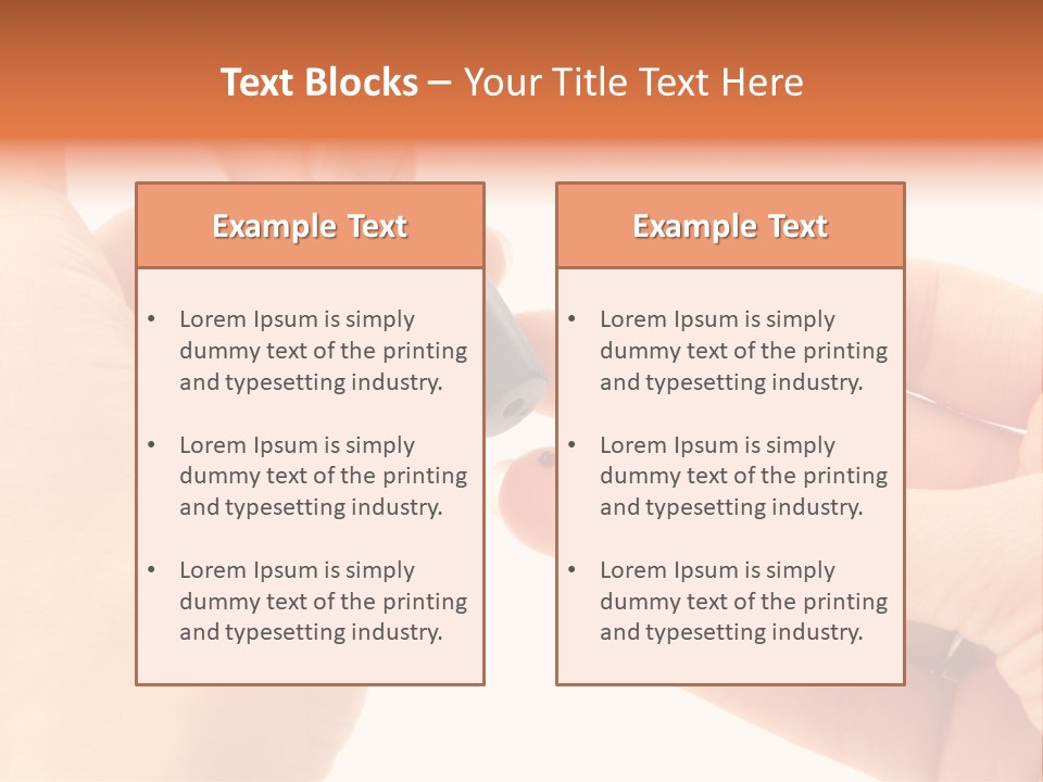 Closeup Equipment Pain PowerPoint Template