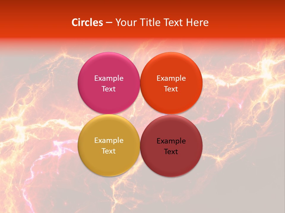 Lightning Weather Danger PowerPoint Template