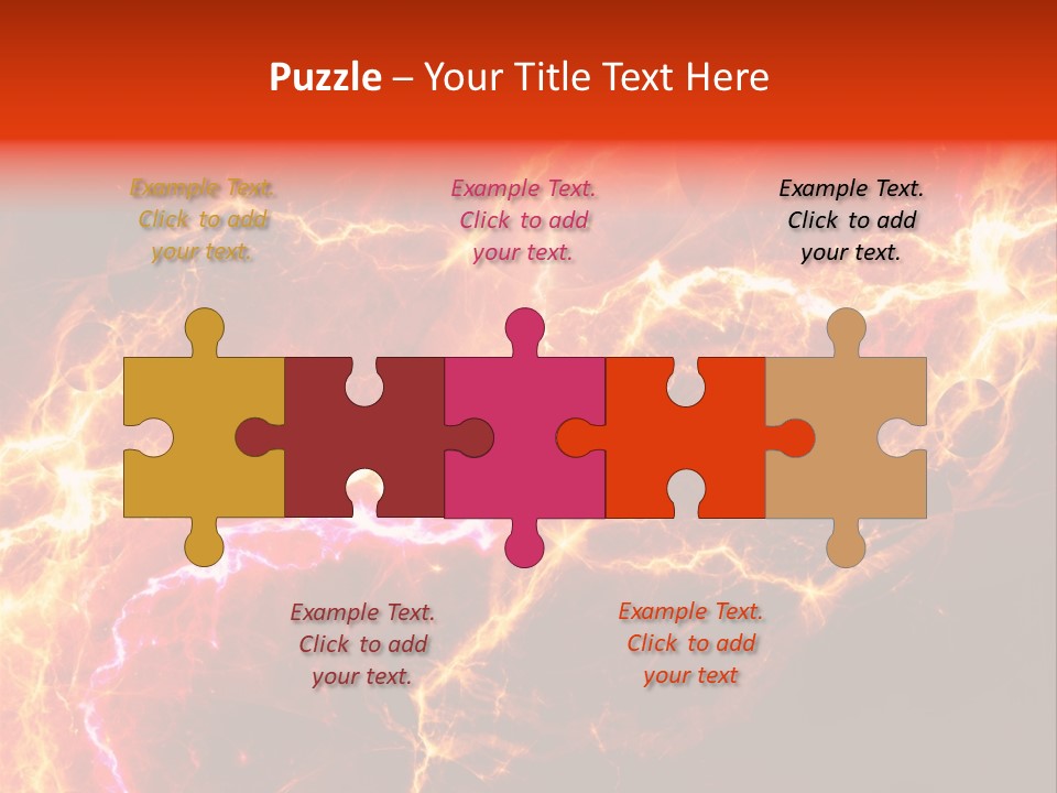 Lightning Weather Danger PowerPoint Template