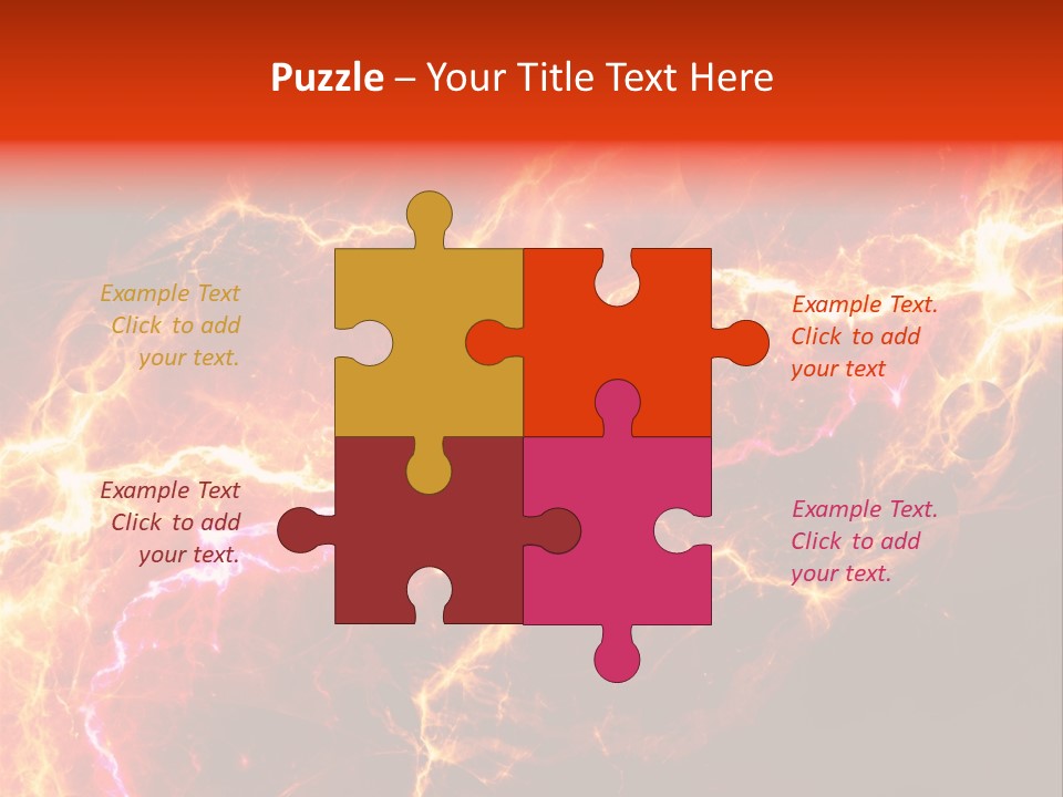 Lightning Weather Danger PowerPoint Template