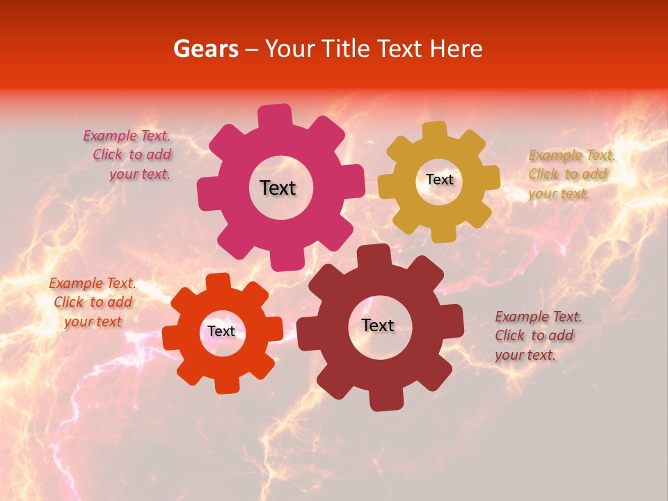 Lightning Weather Danger PowerPoint Template
