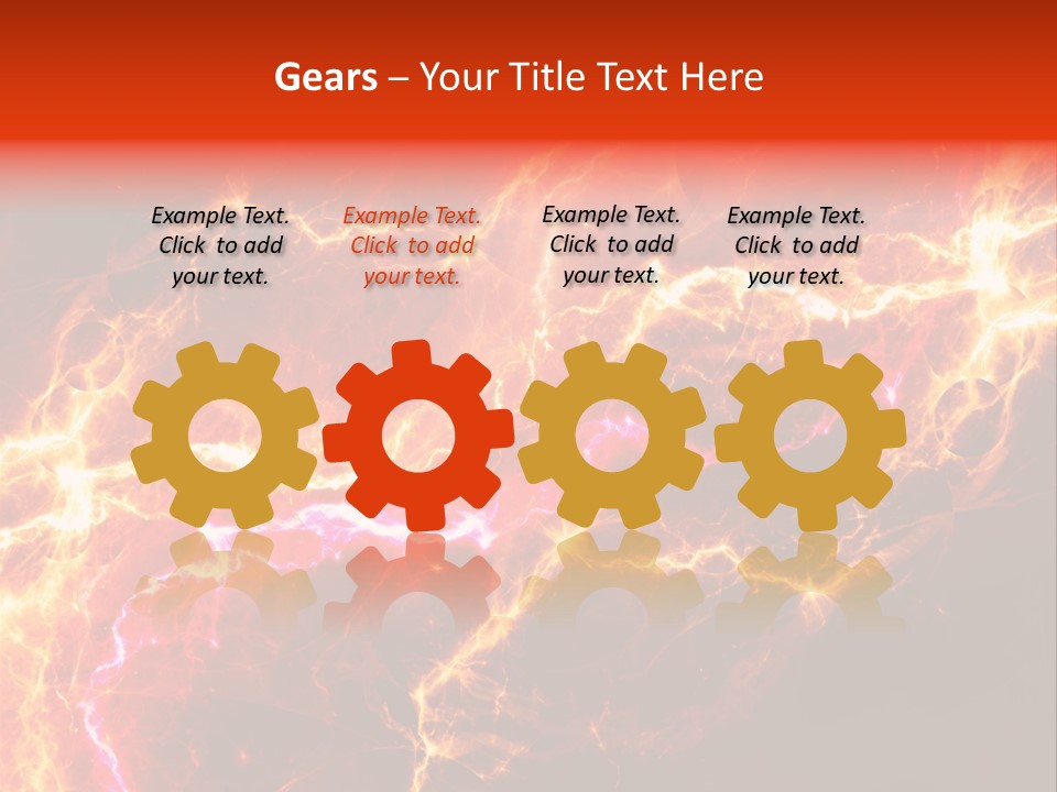 Lightning Weather Danger PowerPoint Template