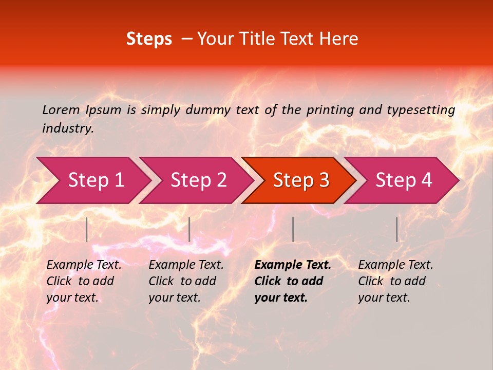 Lightning Weather Danger PowerPoint Template