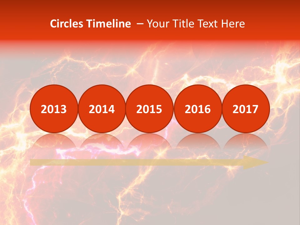 Lightning Weather Danger PowerPoint Template