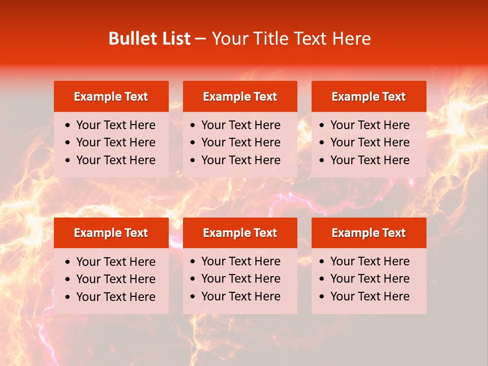 Lightning Weather Danger PowerPoint Template