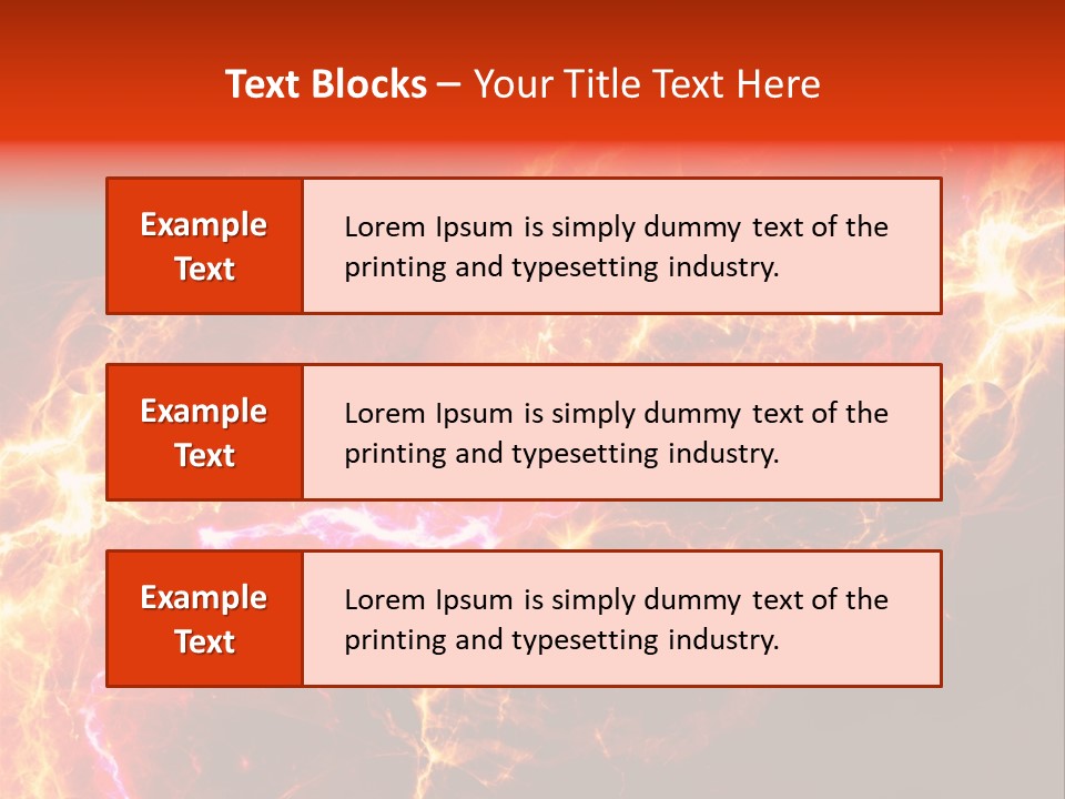 Lightning Weather Danger PowerPoint Template