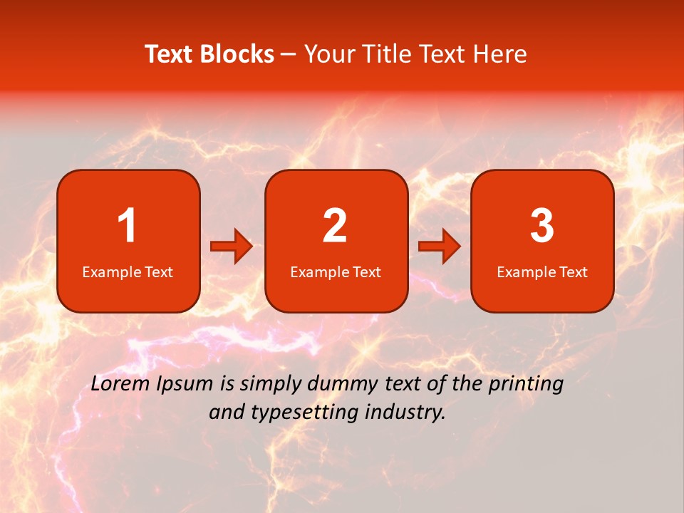 Lightning Weather Danger PowerPoint Template