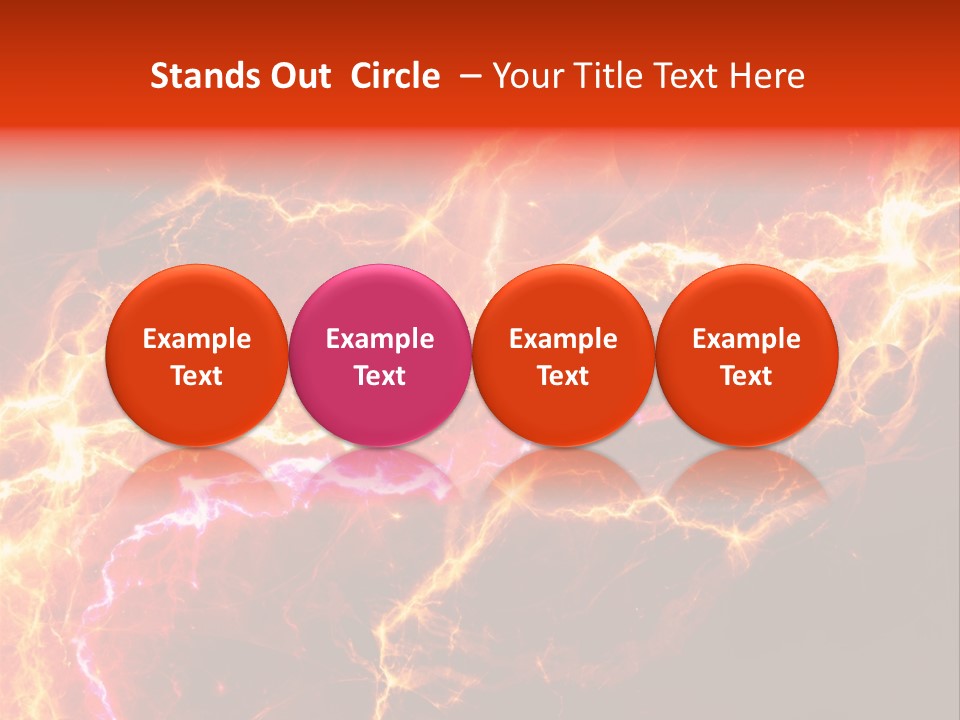 Lightning Weather Danger PowerPoint Template