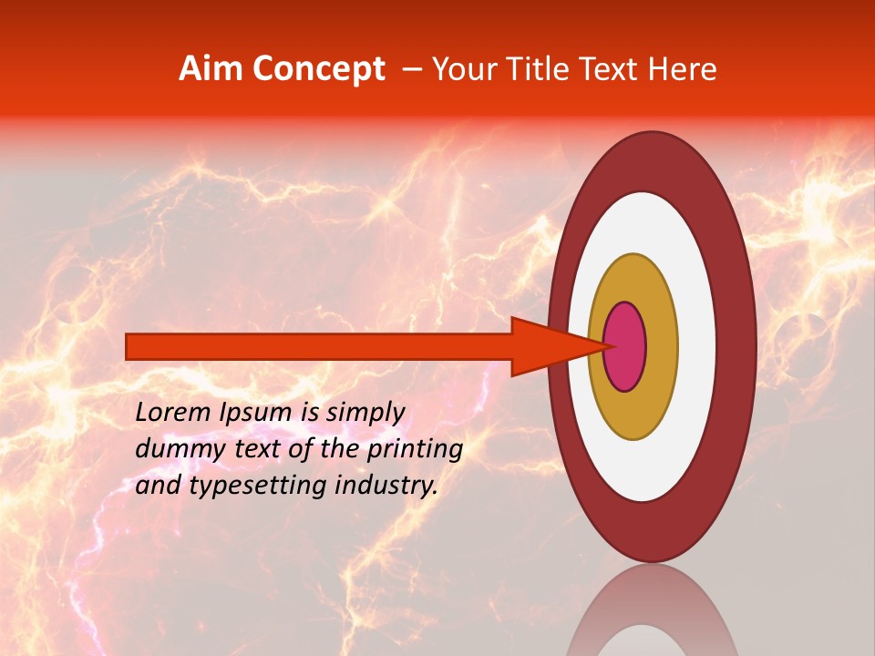 Lightning Weather Danger PowerPoint Template