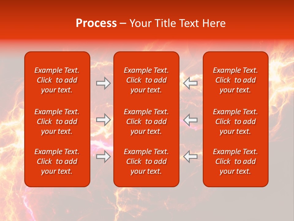 Lightning Weather Danger PowerPoint Template