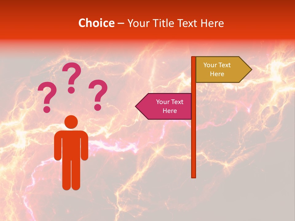 Lightning Weather Danger PowerPoint Template