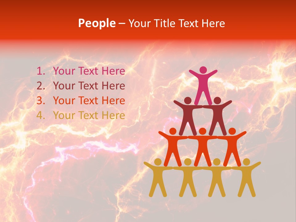 Lightning Weather Danger PowerPoint Template