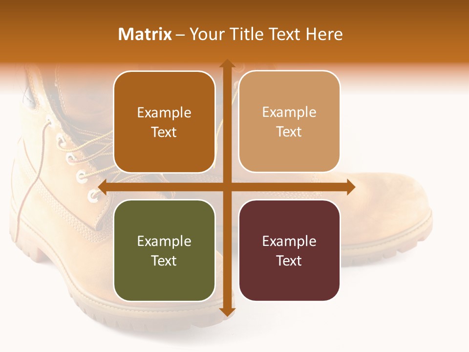 Timber Lace Boot PowerPoint Template