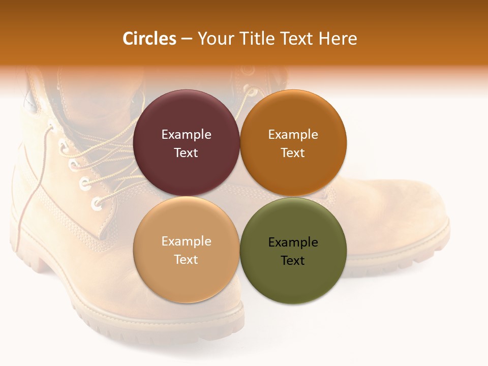 Timber Lace Boot PowerPoint Template
