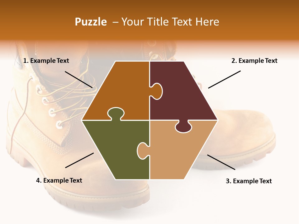 Timber Lace Boot PowerPoint Template