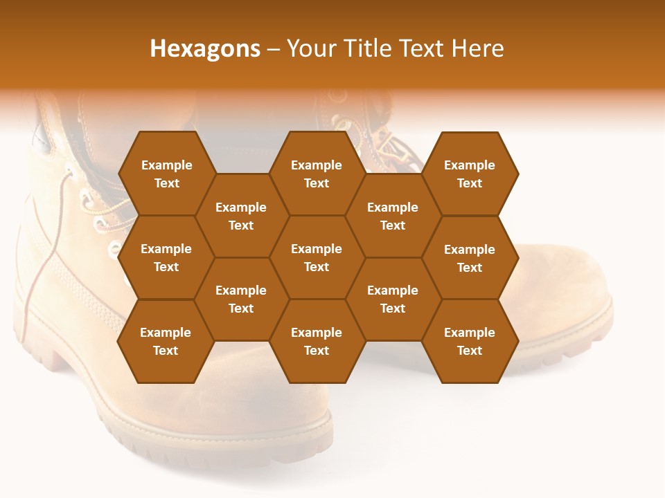 Timber Lace Boot PowerPoint Template