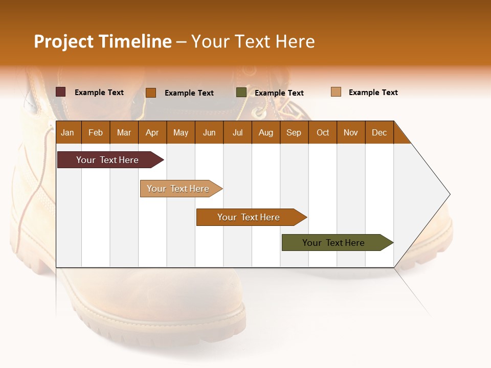 Timber Lace Boot PowerPoint Template