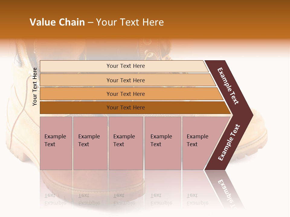 Timber Lace Boot PowerPoint Template