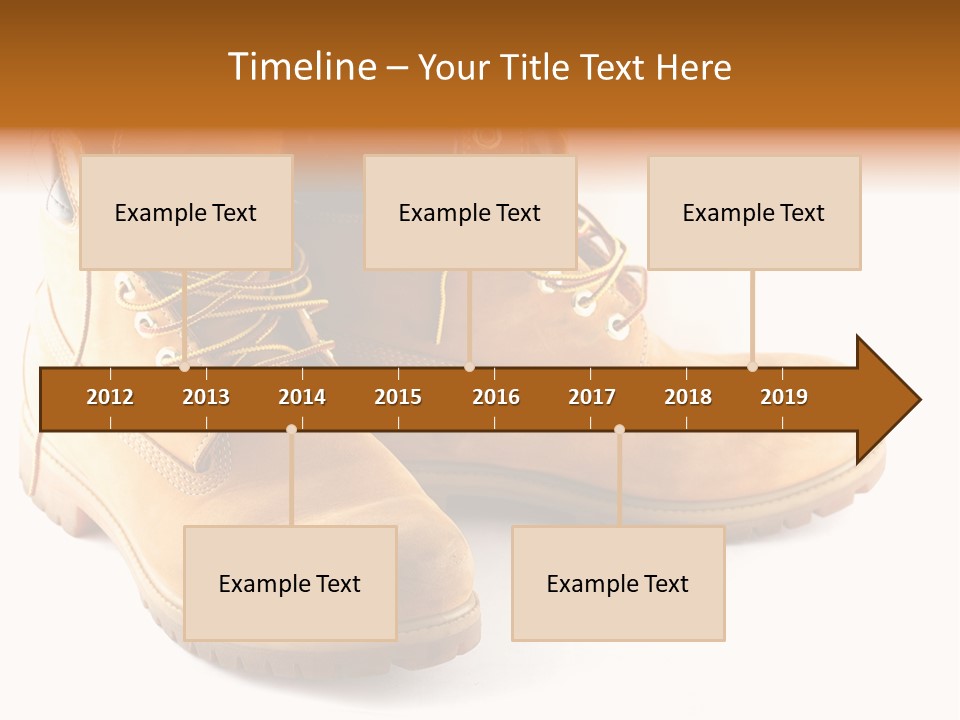 Timber Lace Boot PowerPoint Template