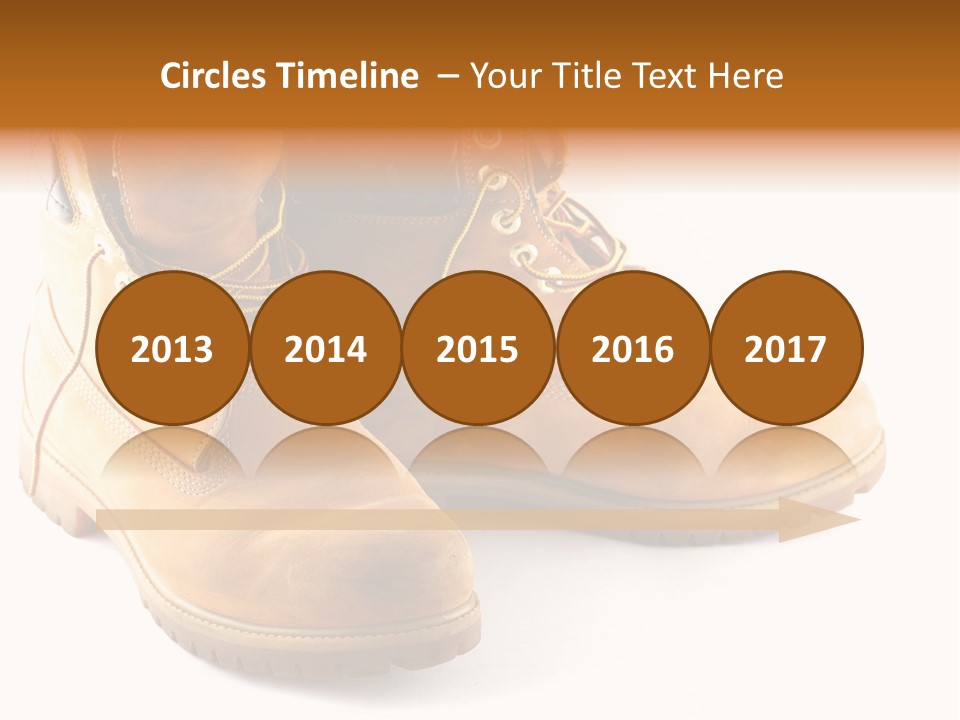 Timber Lace Boot PowerPoint Template