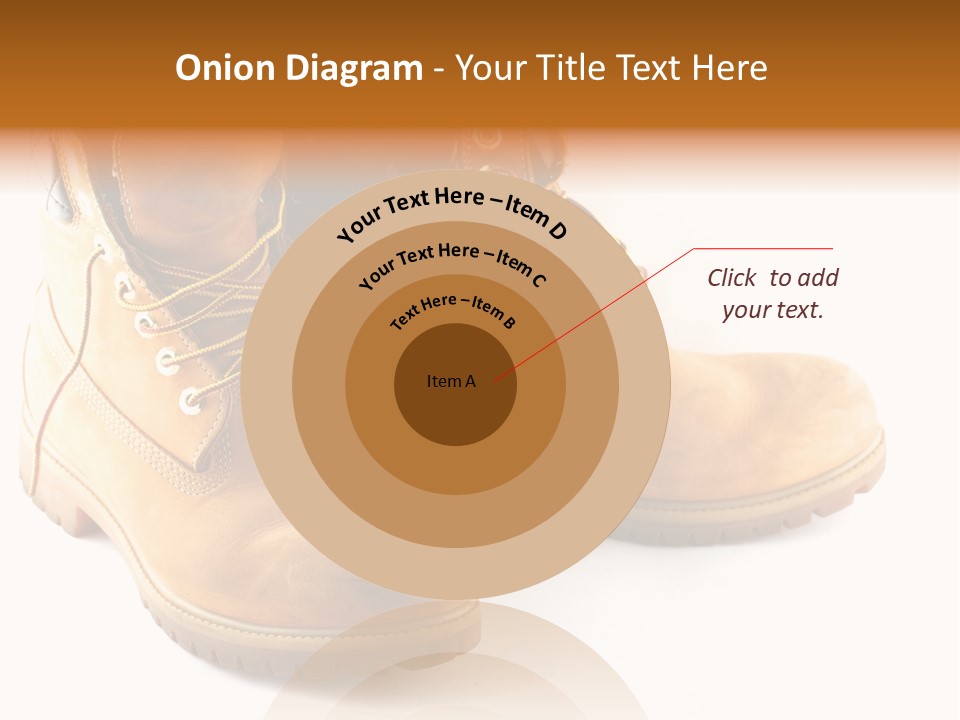 Timber Lace Boot PowerPoint Template