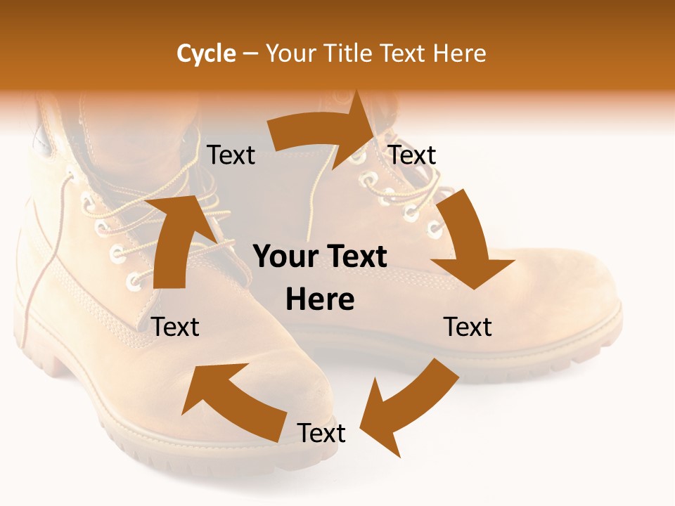 Timber Lace Boot PowerPoint Template