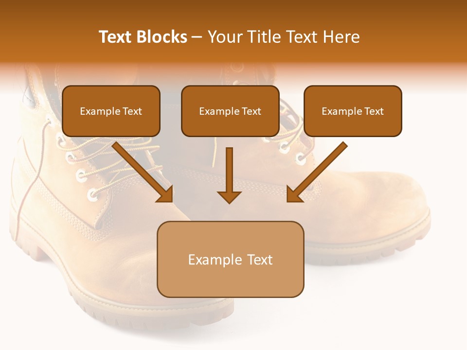 Timber Lace Boot PowerPoint Template