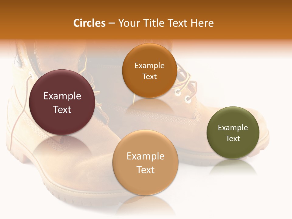 Timber Lace Boot PowerPoint Template