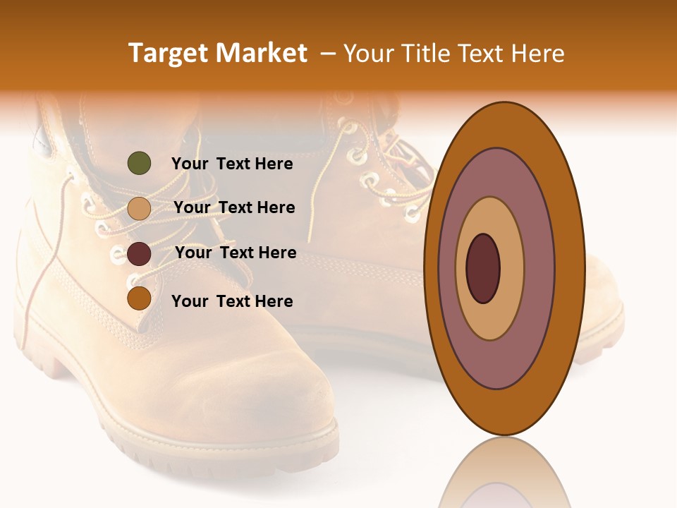 Timber Lace Boot PowerPoint Template