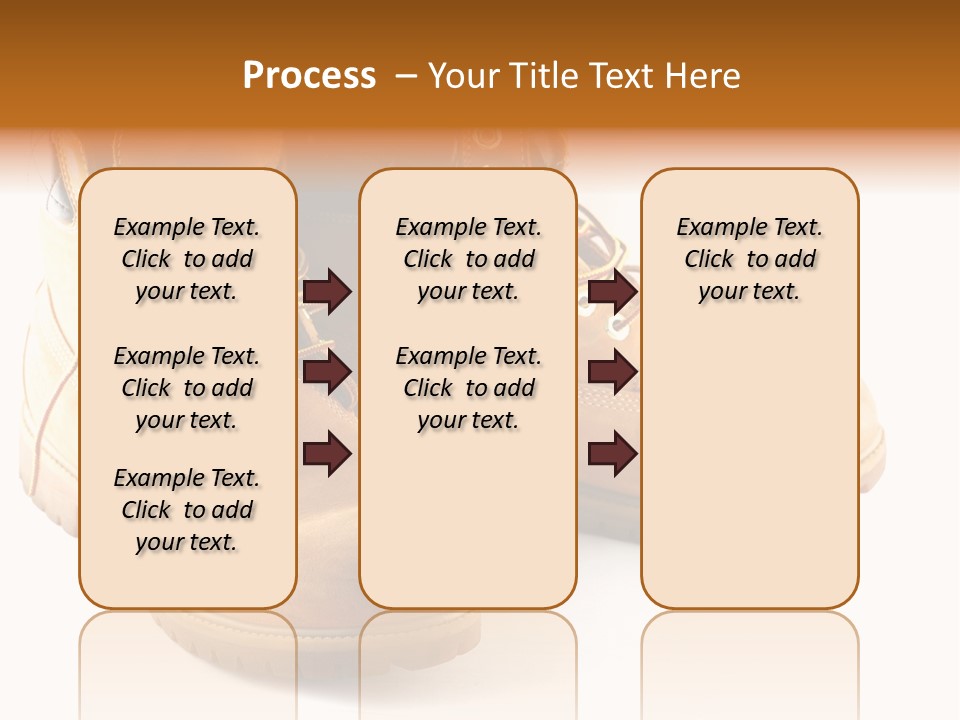 Timber Lace Boot PowerPoint Template