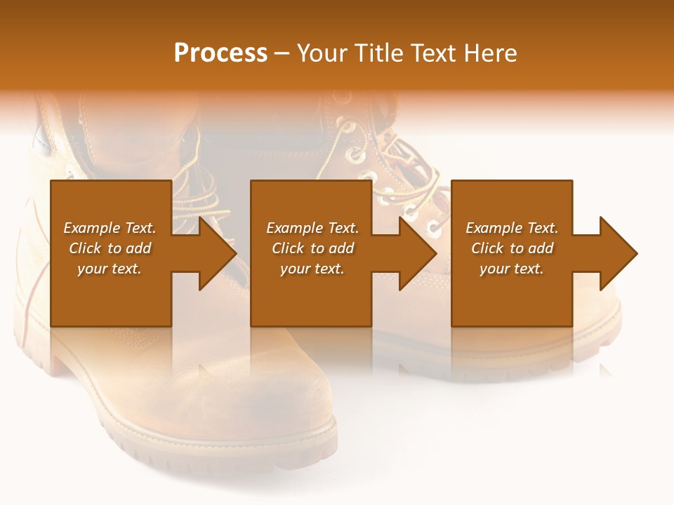 Timber Lace Boot PowerPoint Template